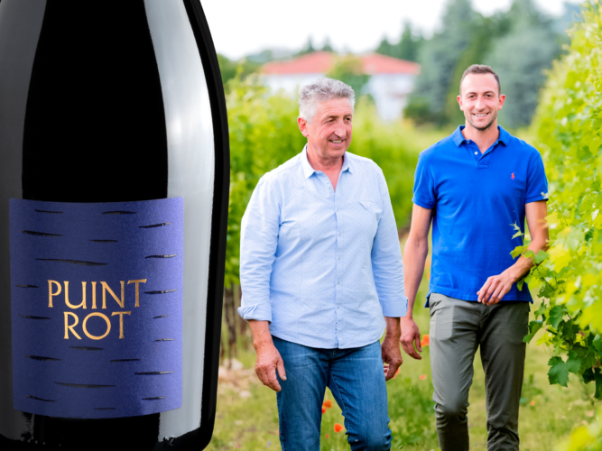 Bucovaz  presenta  “Puint Rot”, intrigante spumante di Merlot